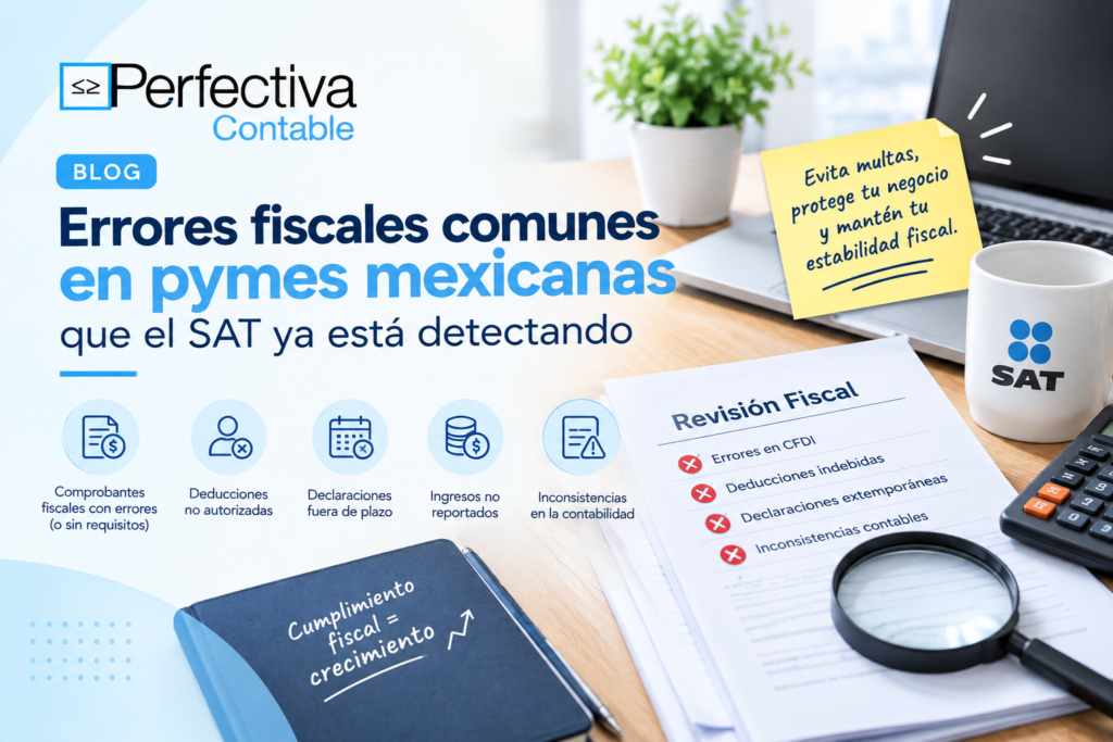errores fiscales pymes México perfectiva.com.mx